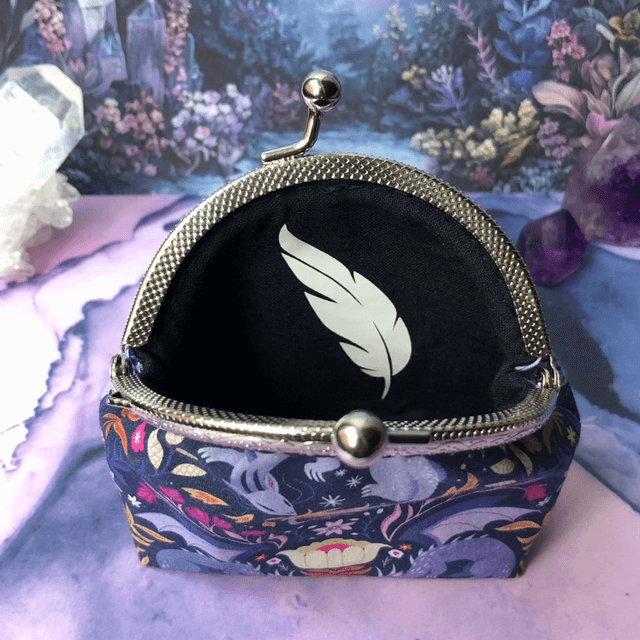 Porte-monnaie Prospérité - Dragon violet