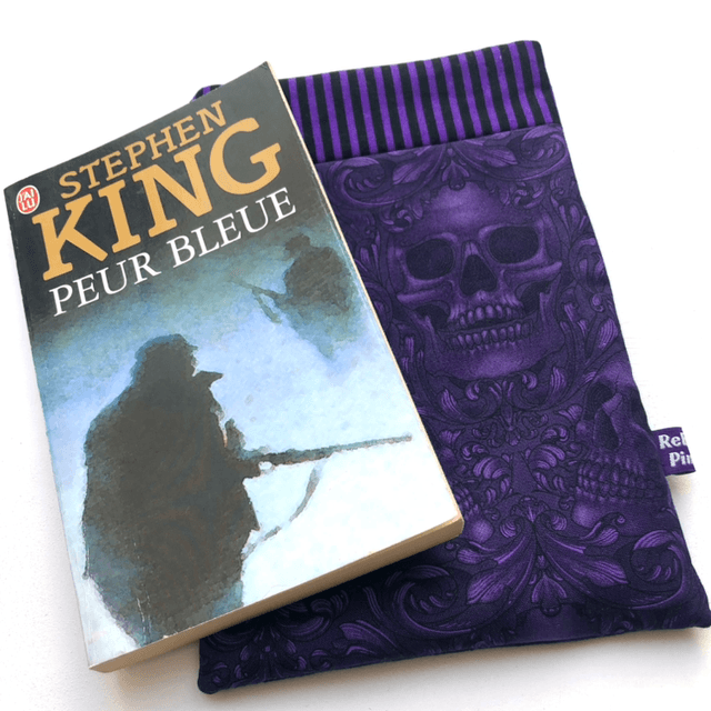 Pochette à livre de poche - Modèle Purple Skull