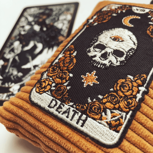 Amulette Jaune- Arcane XIII du tarot - La Mort 