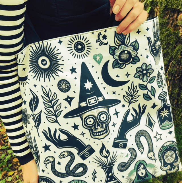 Totebag l’automne des sorcières 