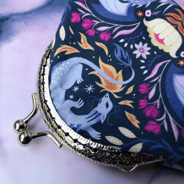 Porte-monnaie Prospérité - Dragon violet