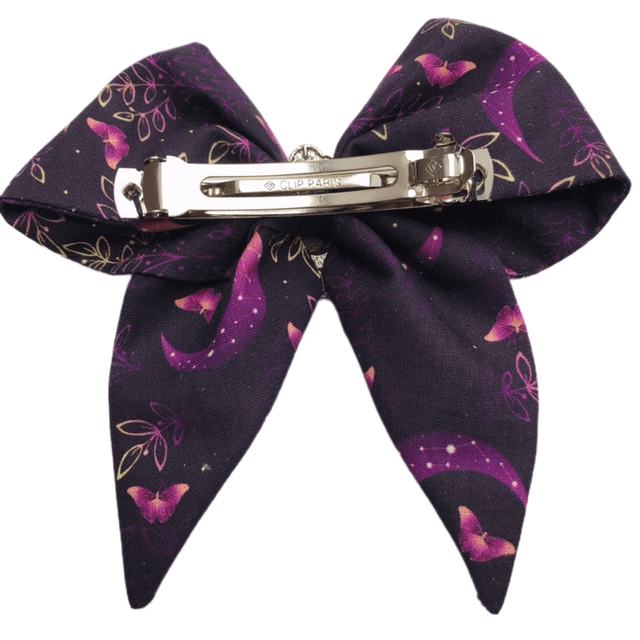 Barrette à cheveux - Purple Moth 