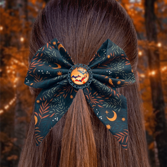 Barrette à personnaliser - Animaux d’automne 