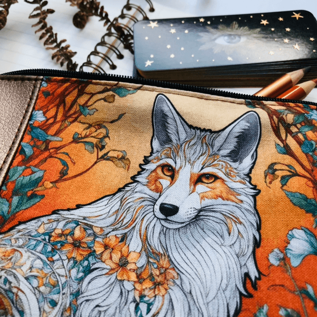 Trousse Talisman Renard - Automne cuivré