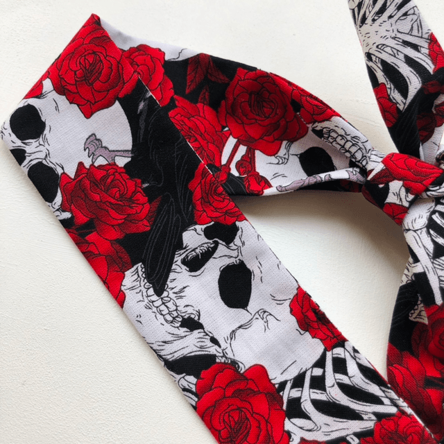 Bandeau à nouer - Skull & Bones 