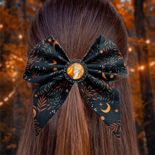 Barrette à personnaliser - Animaux d’automne 