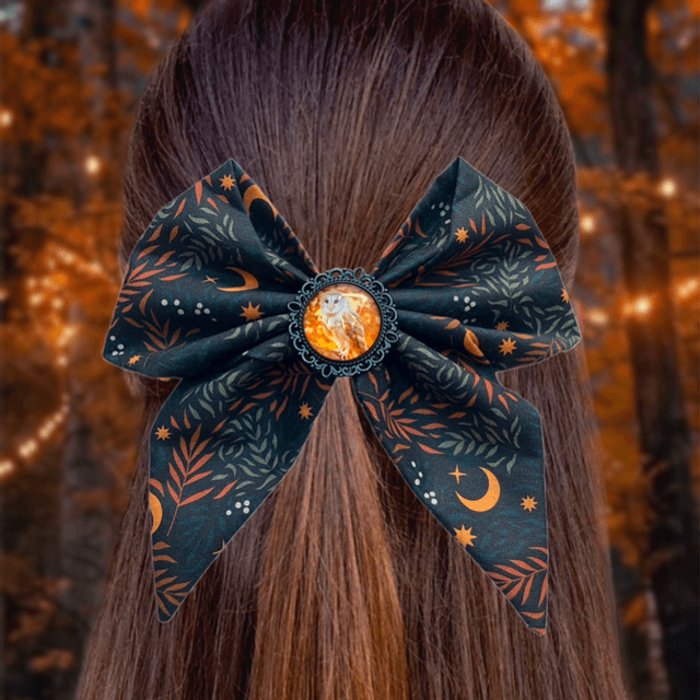 Barrette à personnaliser - Animaux d’automne 
