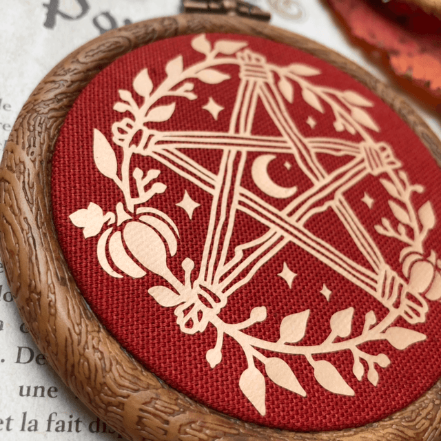 Cadre déco - Talisman d’automne Or mate