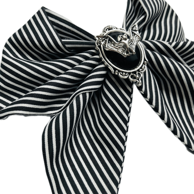 Barrette à cheveux noeud- Chauve-souris