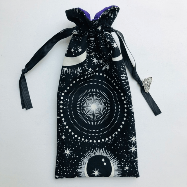 Pochon XXL Oracle/Tarot- Modèle Ciel étoilé 