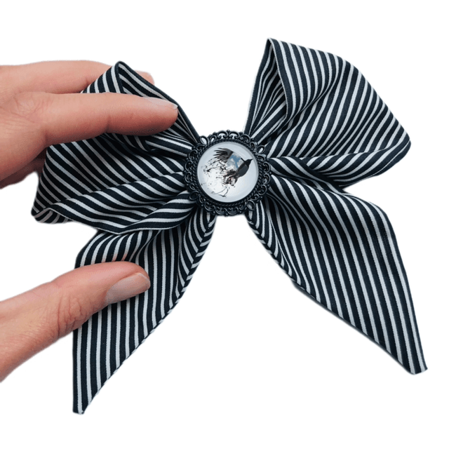 Barrette à cheveux noeud - Raven