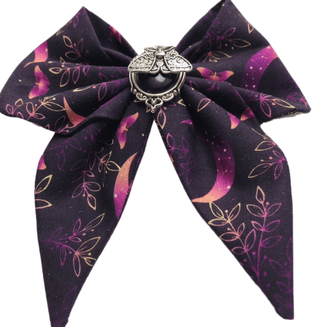 Barrette à cheveux - Purple Moth 