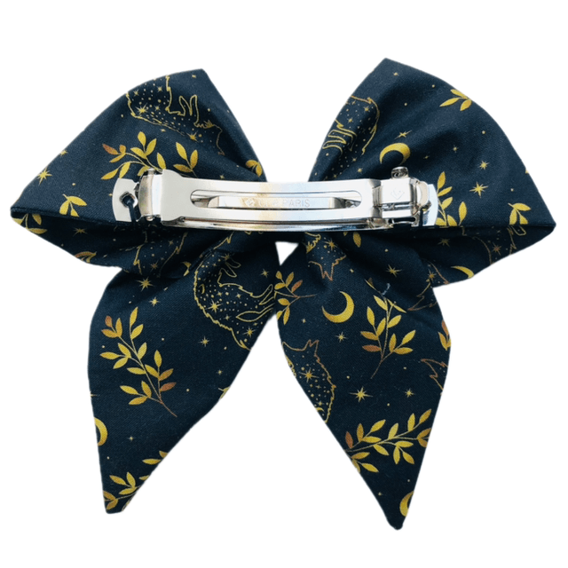 Barrette à cheveux noeud - Renard Cosmic