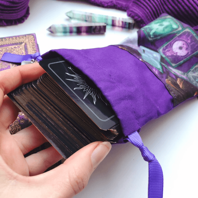 Pochon carte oracle/tarot - Les arcanes