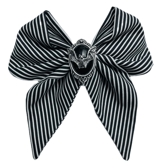 Barrette à cheveux noeud- Chauve-souris