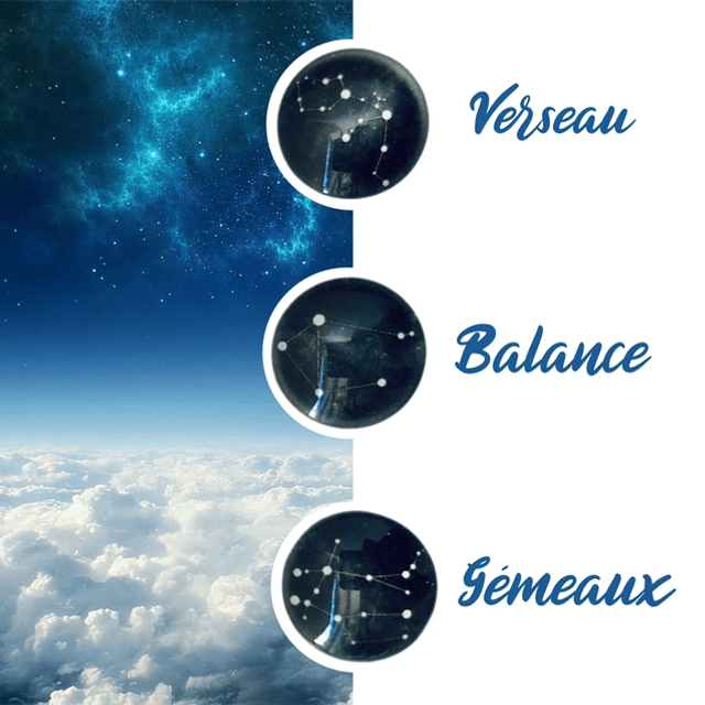 Barrette à cheveux - Signe astro à personnaliser 