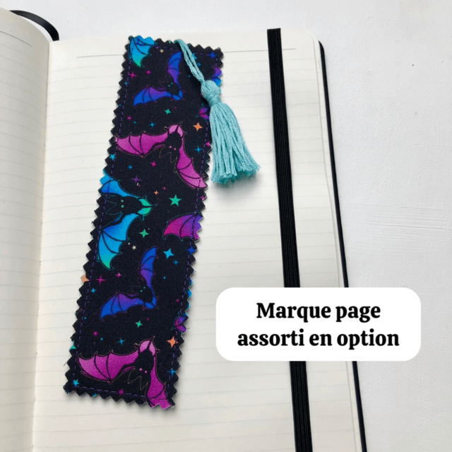 Pochette à livre broché - Crazy bât velours 