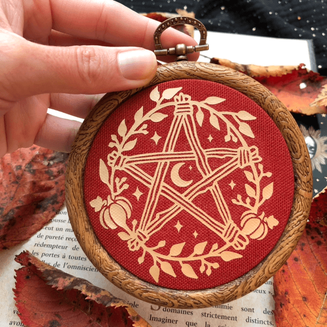 Cadre déco - Talisman d’automne Or mate