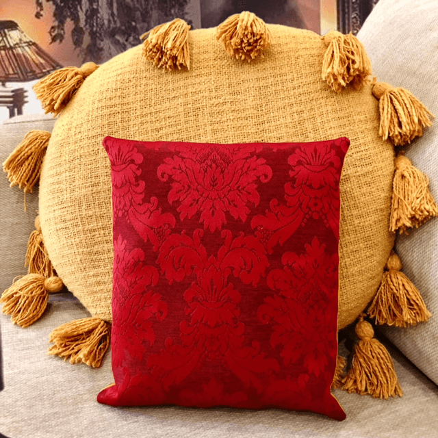 Mini coussin Notre Dame baroque - Modèle rouge