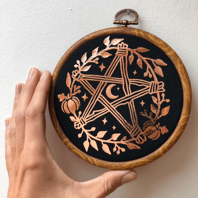 Cadre déco - Talisman d’automne cuivré 