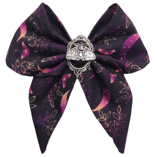 Barrette à cheveux - Purple Moth 