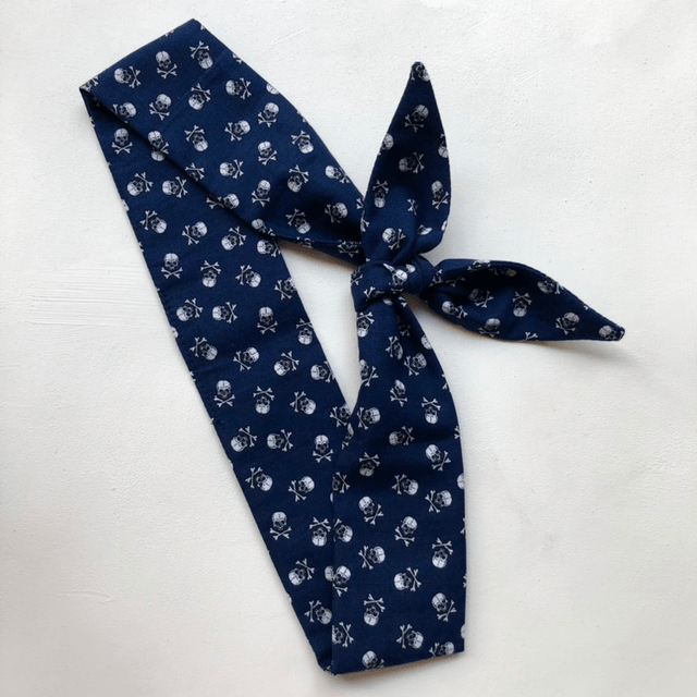 Bandeau à nouer - Modèle Mini Skull