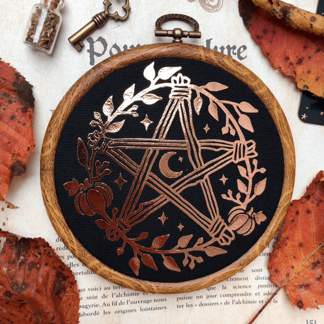 Cadre déco - Talisman d’automne cuivré 