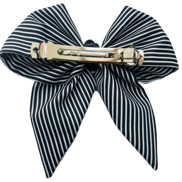 Barrette noeud - Corbeau Victorien 