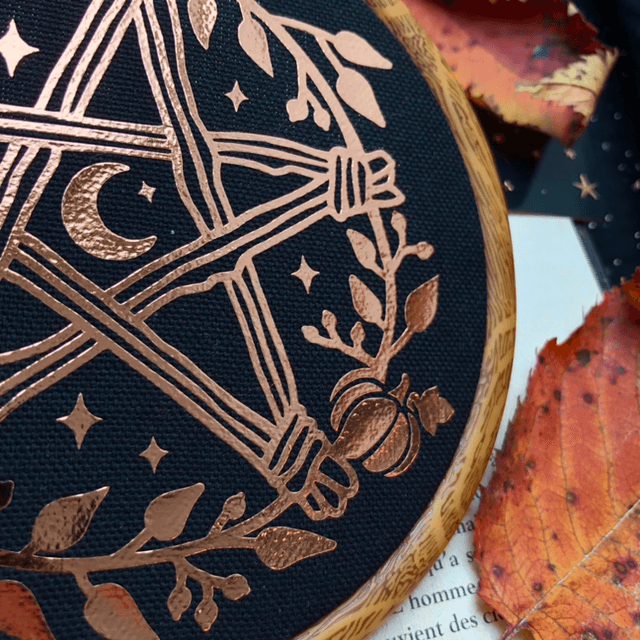 Cadre déco - Talisman d’automne cuivré 