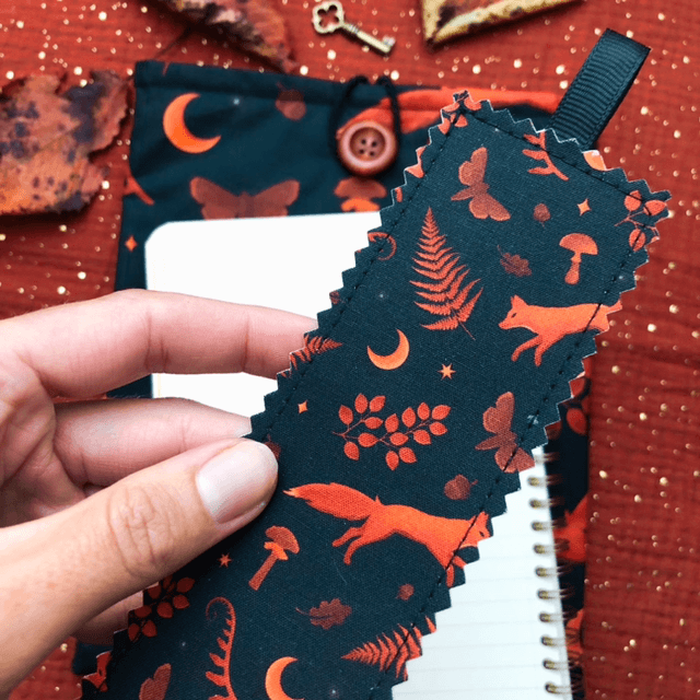 Pochette à livre broché - Le bois aux renards  