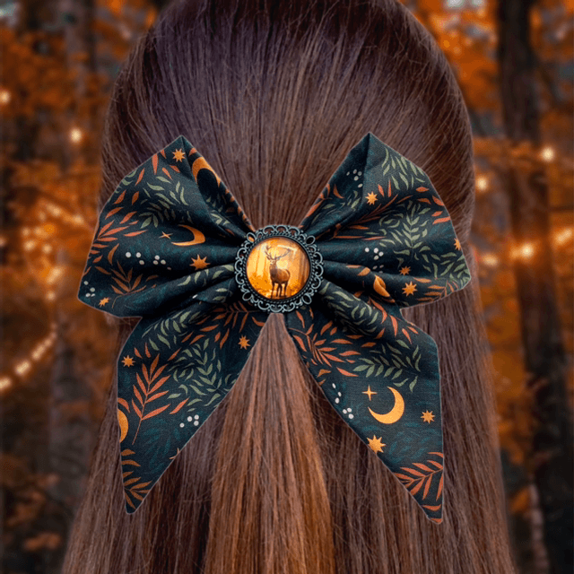 Barrette à personnaliser - Animaux d’automne 