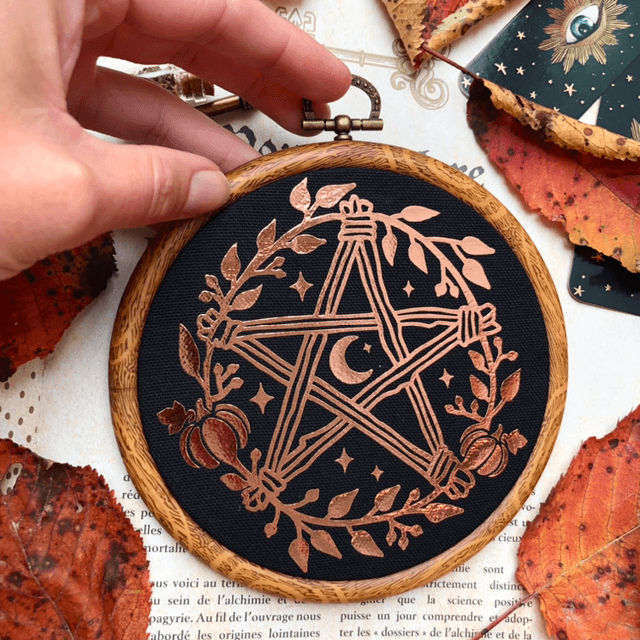 Cadre déco - Talisman d’automne cuivré 
