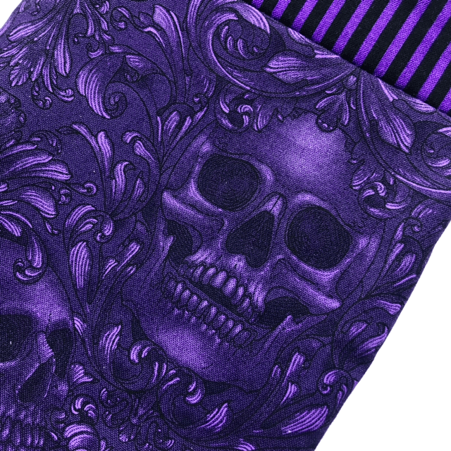 Pochette à livre de poche - Modèle Purple Skull