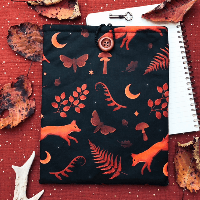 Pochette à livre broché - Le bois aux renards  