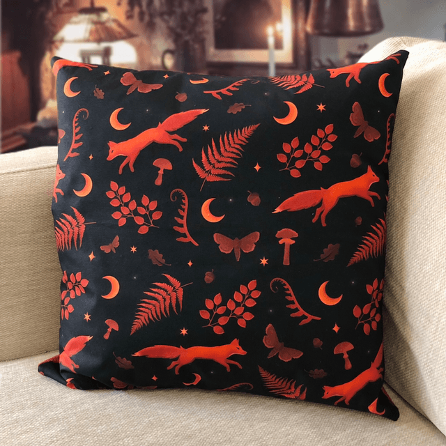 Coussin 40x40 - Le bois aux renards 