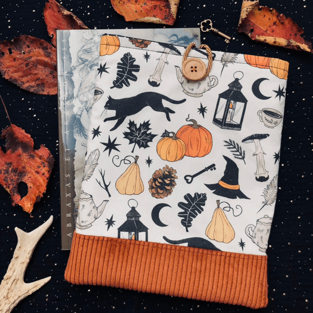 Pochette à livre broché - Cosy witch 