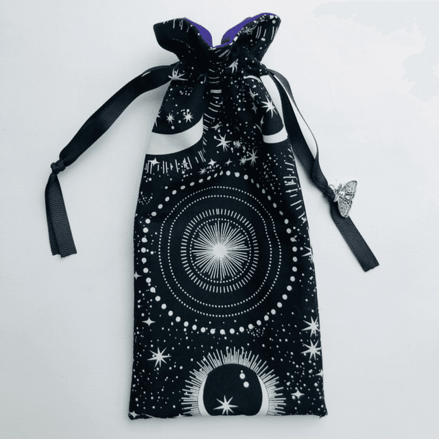 Pochon XXL Oracle/Tarot- Modèle Ciel étoilé 