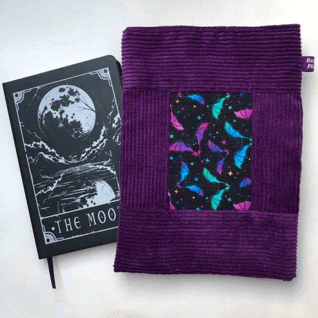 Pochette à livre broché - Crazy bât velours 